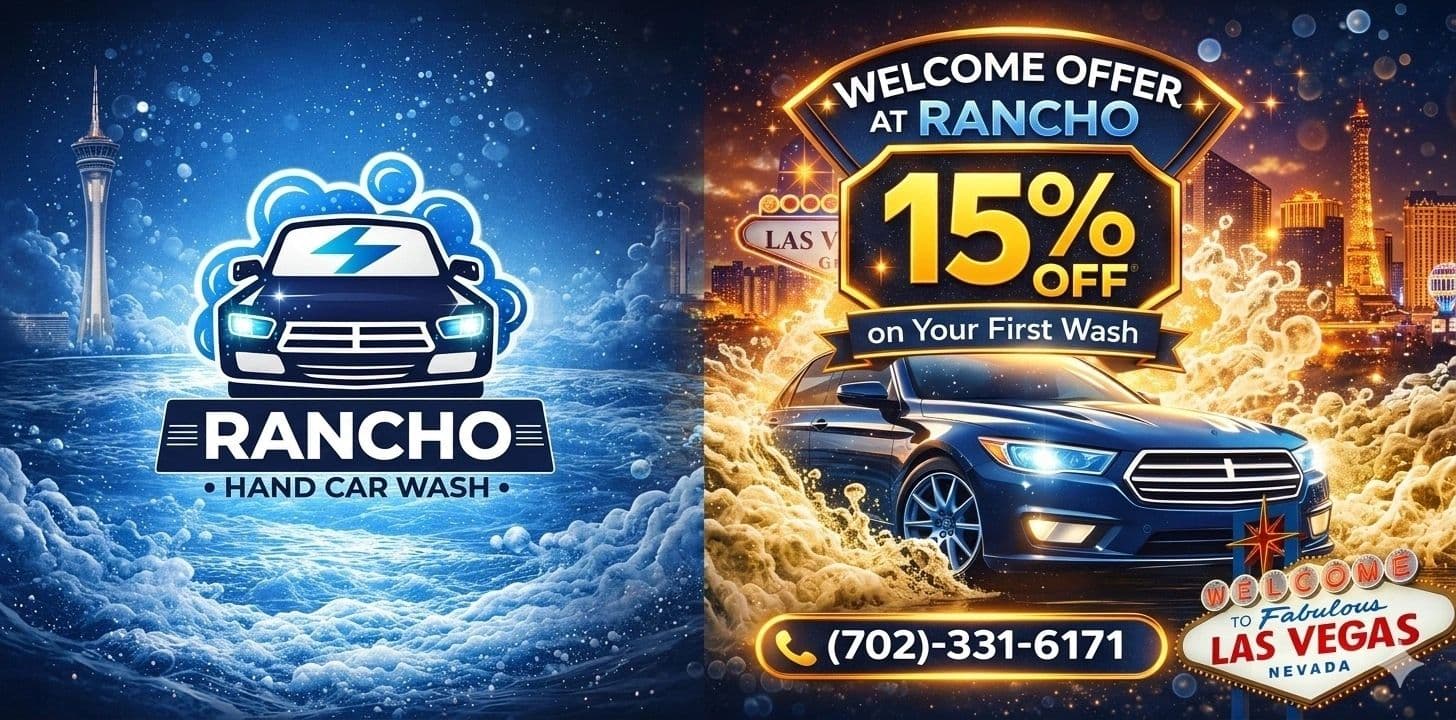 Rancho Hand Car Wash welcome offer: 15% off a first wash
